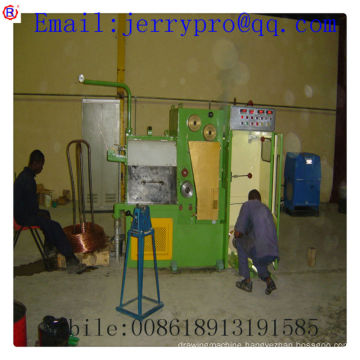 14DT(0.25-0.6) Copper fine wire drawing machine with ennealing(copper wire twisting machine)